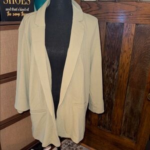Women's light green Blazer Coat